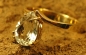 Preview: Aquamarin Damen Ring 585 GG